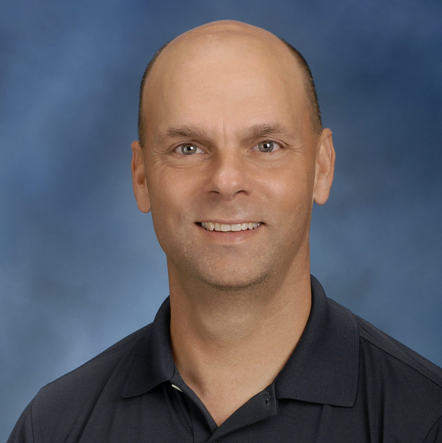 Joseph A. Montanaro , eid  63255, USAA employees, non-formal portrait, on blue
